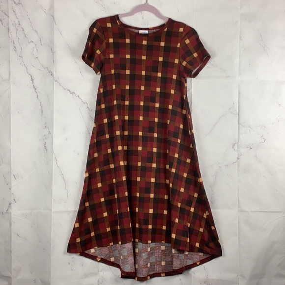 Lularoe Checkered No Pocket Carly XXS - Picture 4 of 12